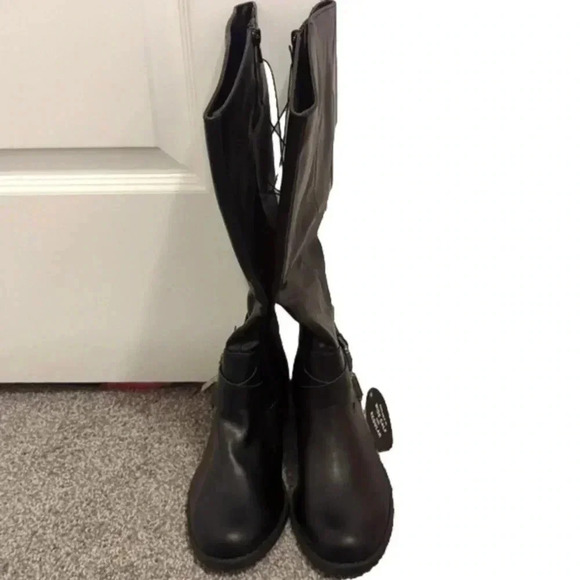Style & Co Womens Marliee Riding Black - Picture 1 of 12